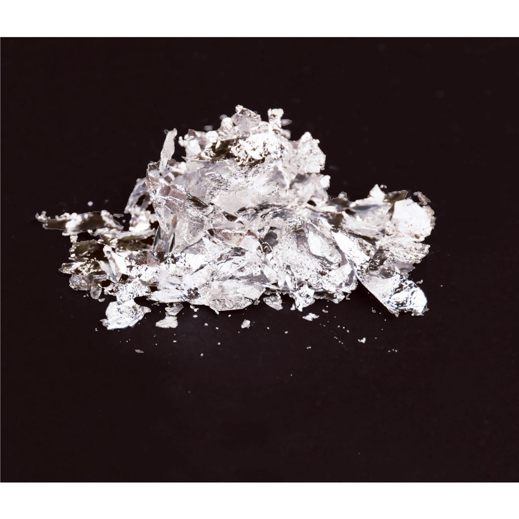 Speedball Monalisa Metal Leaf - Metal Flakes - Imitation Silver - 3 GM