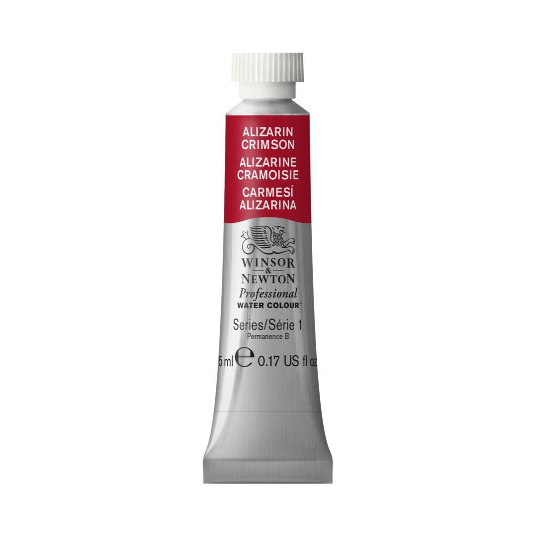 Winsor & Newton Professional Water Colour - Tube of 5 ML - Alizarin Crimson (004)