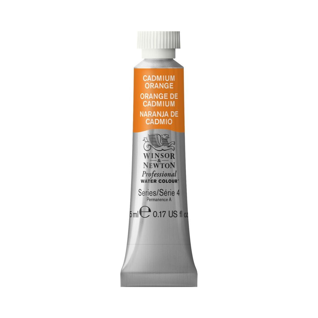 Winsor & Newton Professional Water Colour - Tube of 5 ML - Cadmium Orange (089)