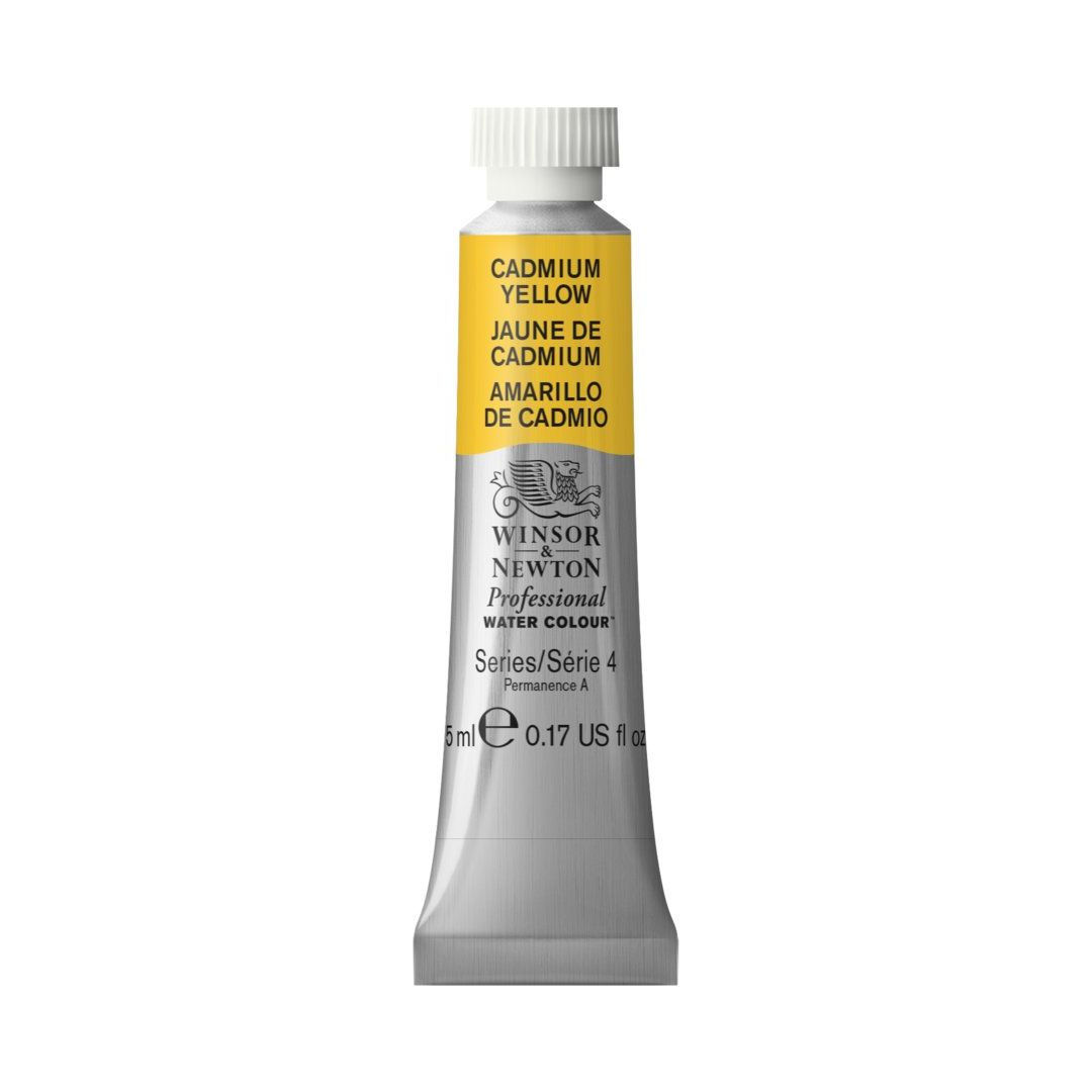 Winsor & Newton Professional Water Colour - Tube of 5 ML - Cadmium Yellow (108)