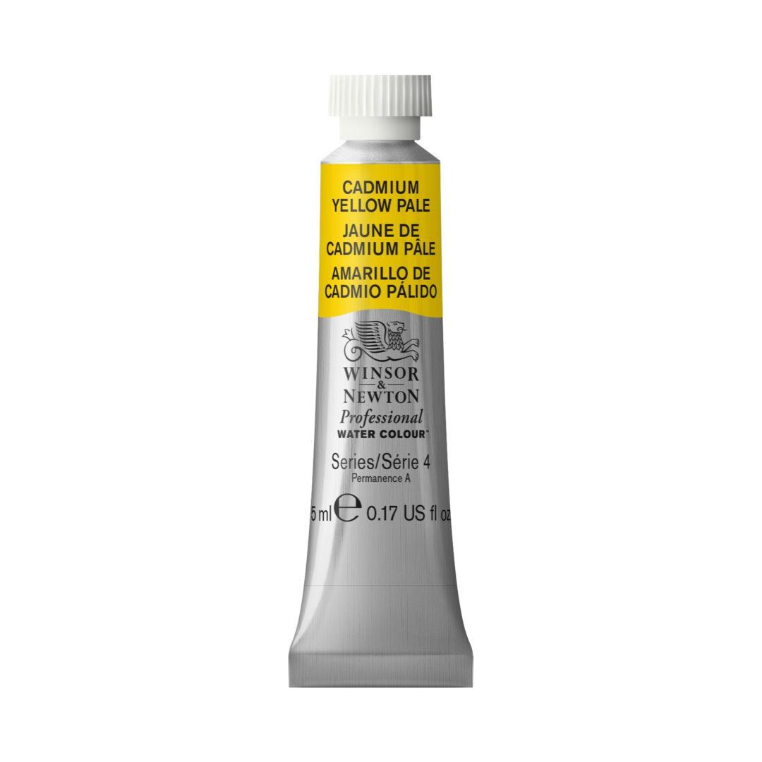 Winsor & Newton Professional Water Colour - Tube of 5 ML - Cadmium Yellow Pale (118)