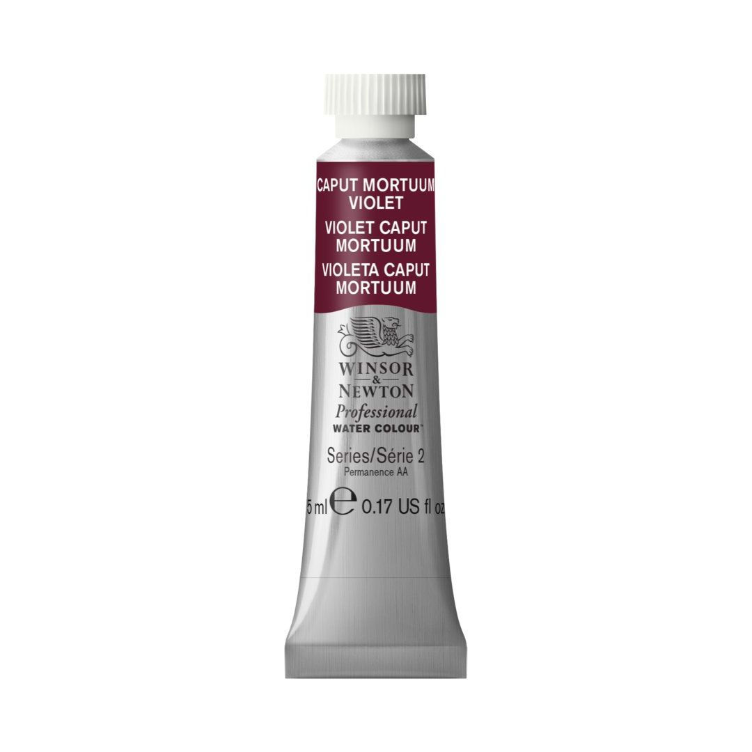 Winsor & Newton Professional Water Colour - Tube of 5 ML - Caput Mortuum Violet (125)