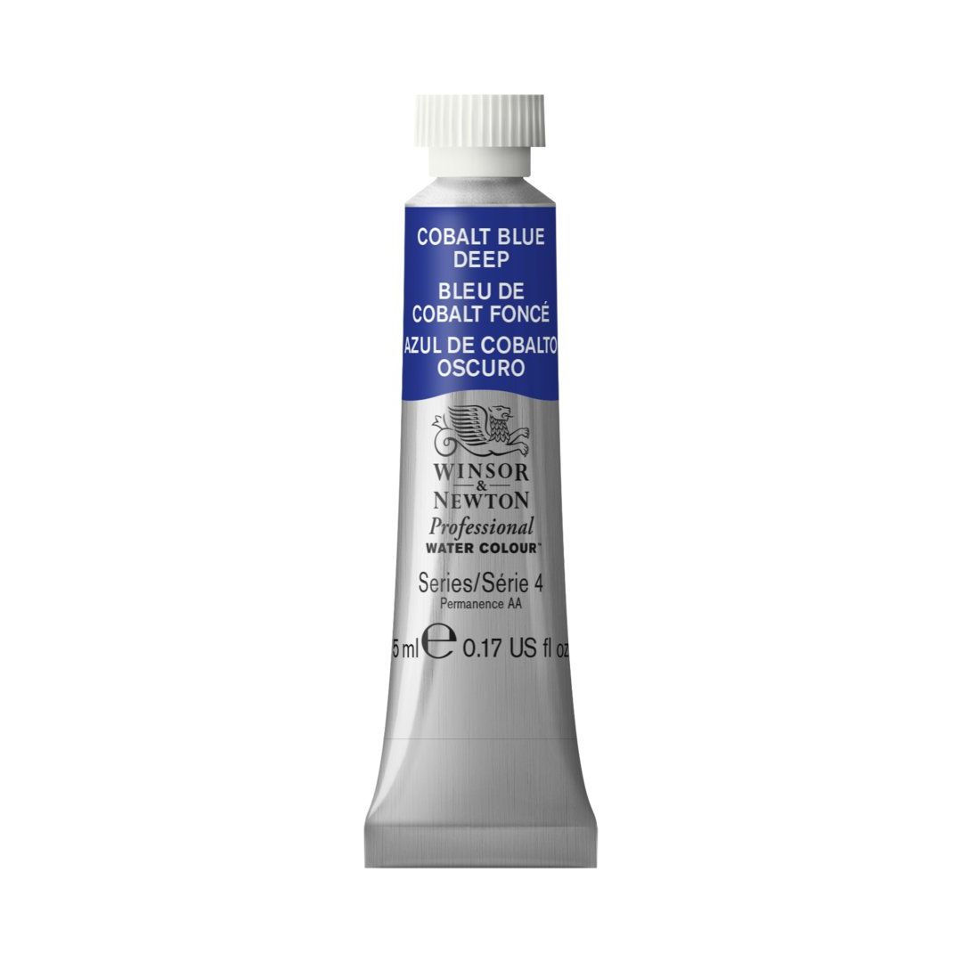 Winsor & Newton Professional Water Colour - Tube of 5 ML - Cobalt Blue Deep (180)