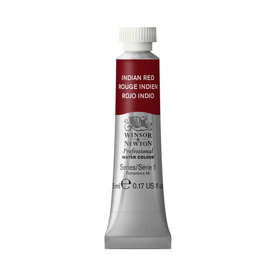 Winsor & Newton Professional Water Colour - Tube of 5 ML - Indian Red (317)