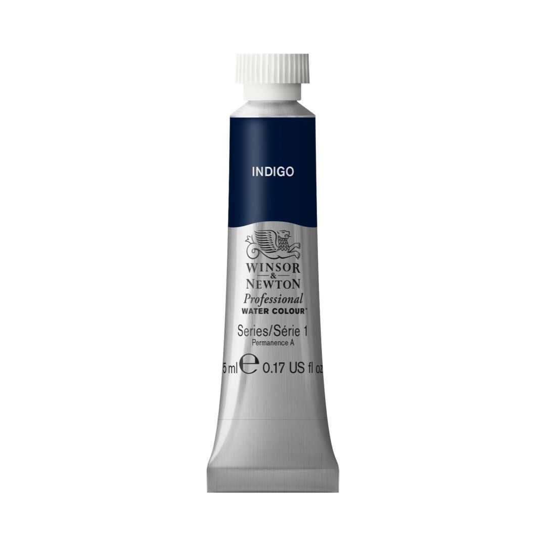 Winsor & Newton Professional Water Colour - Tube of 5 ML - Indigo (322)