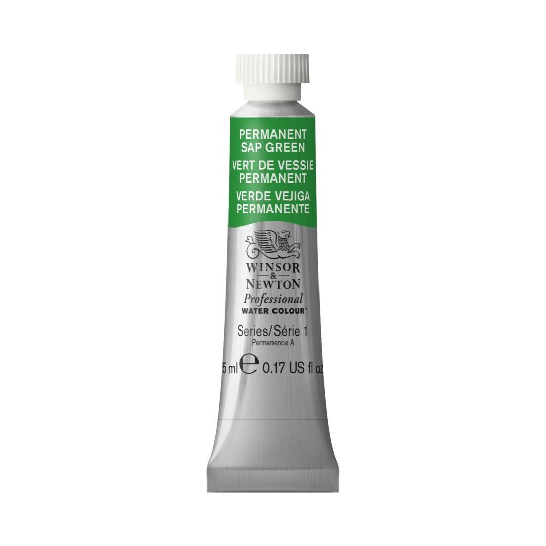 Winsor & Newton Professional Water Colour - Tube of 5 ML - Permanent Sap Green (503)