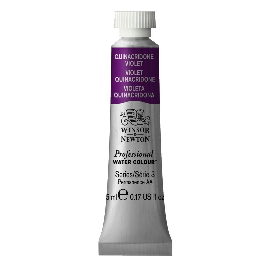 Winsor & Newton Professional Water Colour - Tube of 5 ML - Quinacridone Violet (550)