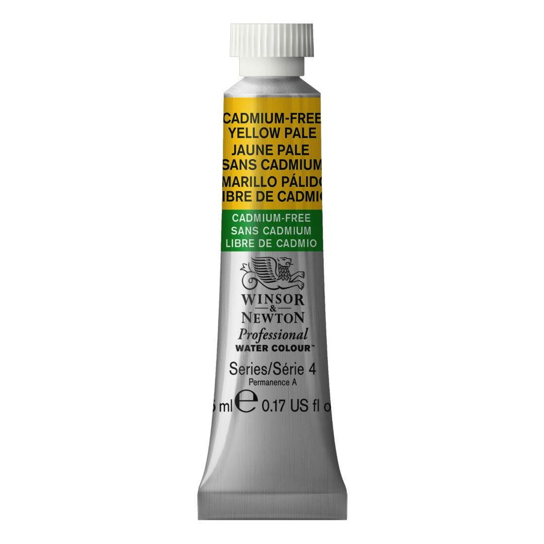 Winsor & Newton Professional Water Colour - Tube of 5 ML - Cadmium-Free Yellow Pale (907)