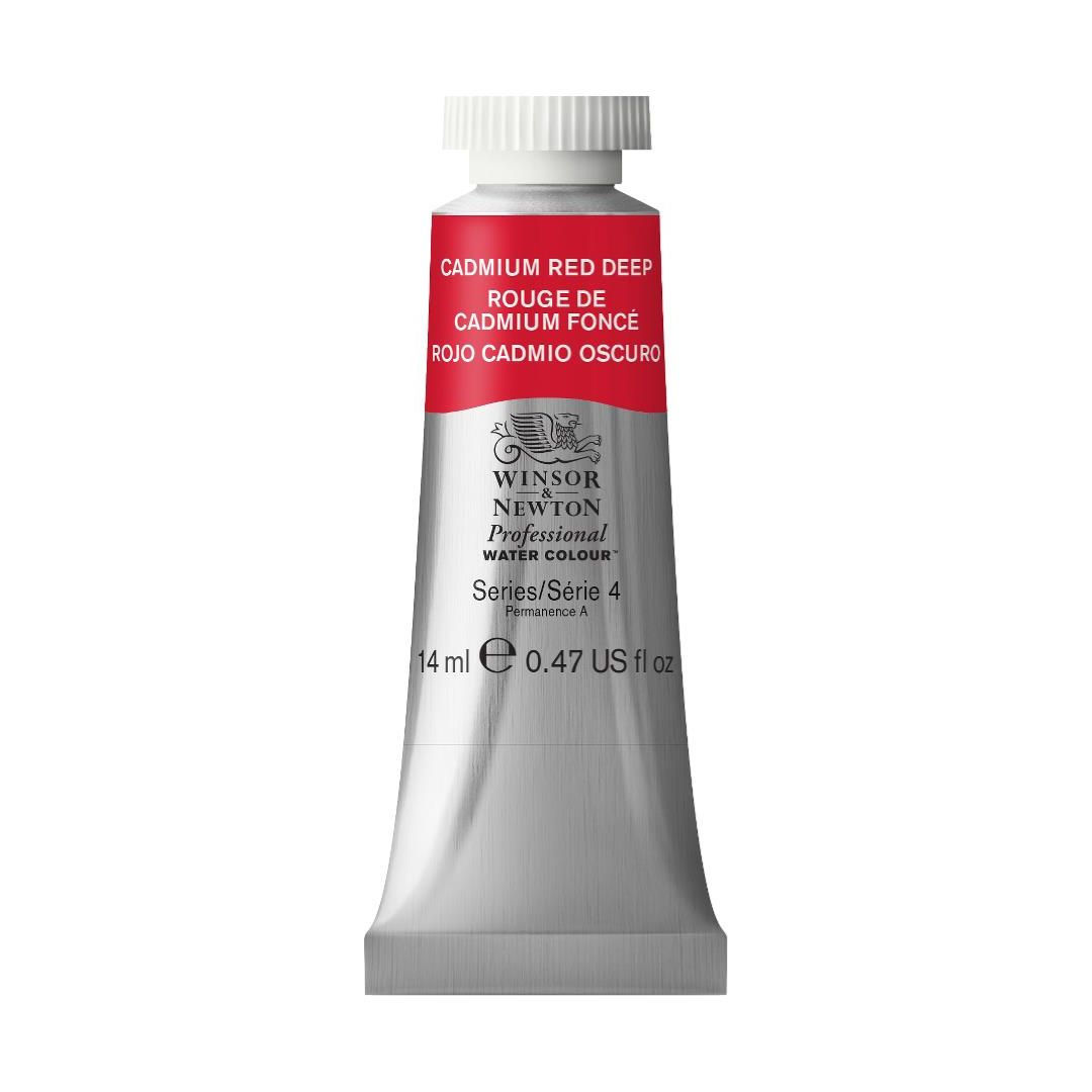 Winsor & Newton Professional Water Colour - Tube of 14 ML - Cadmium Red Deep (097)