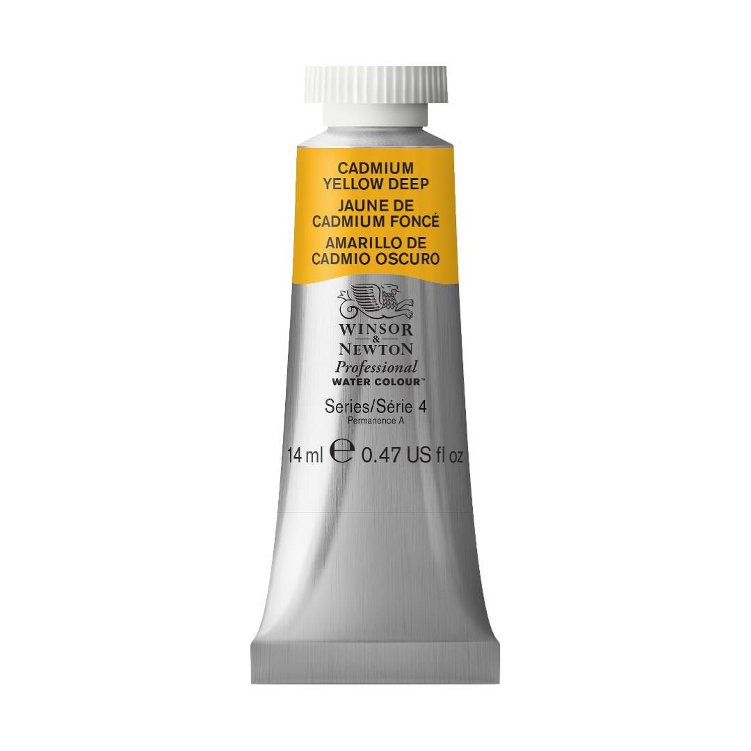 Winsor & Newton Professional Water Colour - Tube of 14 ML - Cadmium Yellow Deep (111)