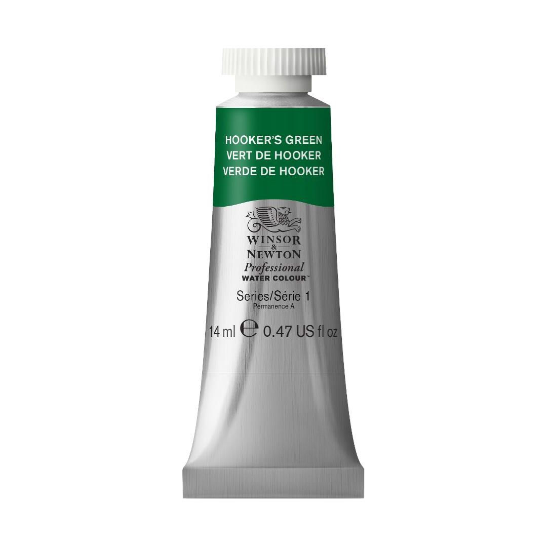 Winsor & Newton Professional Water Colour - Tube of 14 ML - Hooker's Green (311)