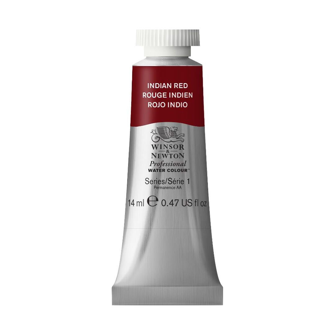 Winsor & Newton Professional Water Colour - Tube of 14 ML - Indian Red (317)