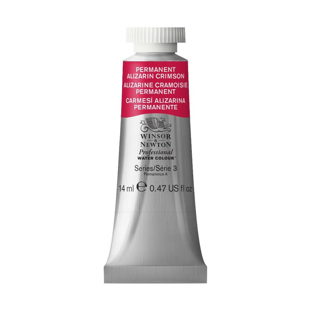 Winsor & Newton Professional Water Colour - Tube of 14 ML - Permanent Alizarin Crimson (466)