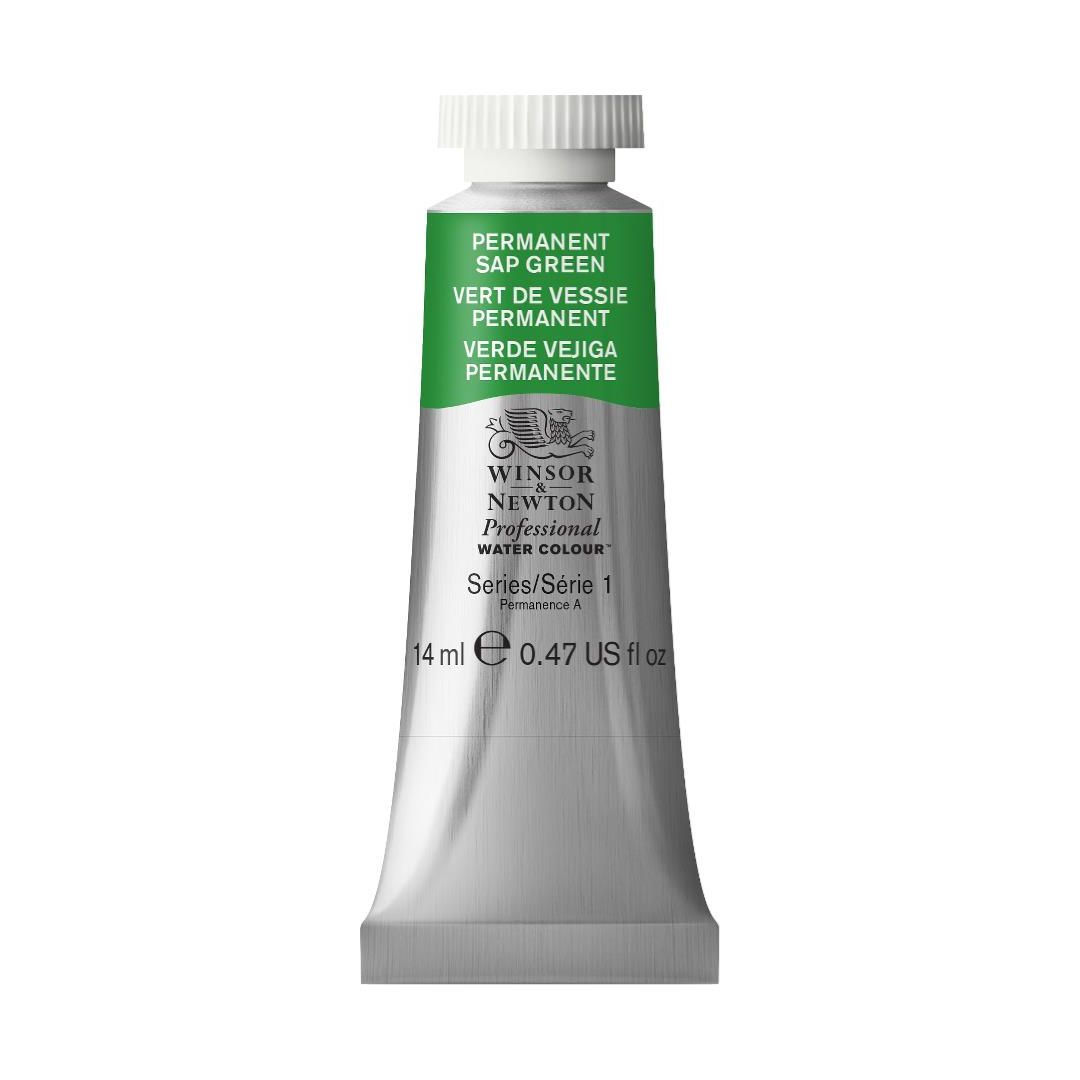 Winsor & Newton Professional Water Colour - Tube of 14 ML - Permanent Sap Green (503)