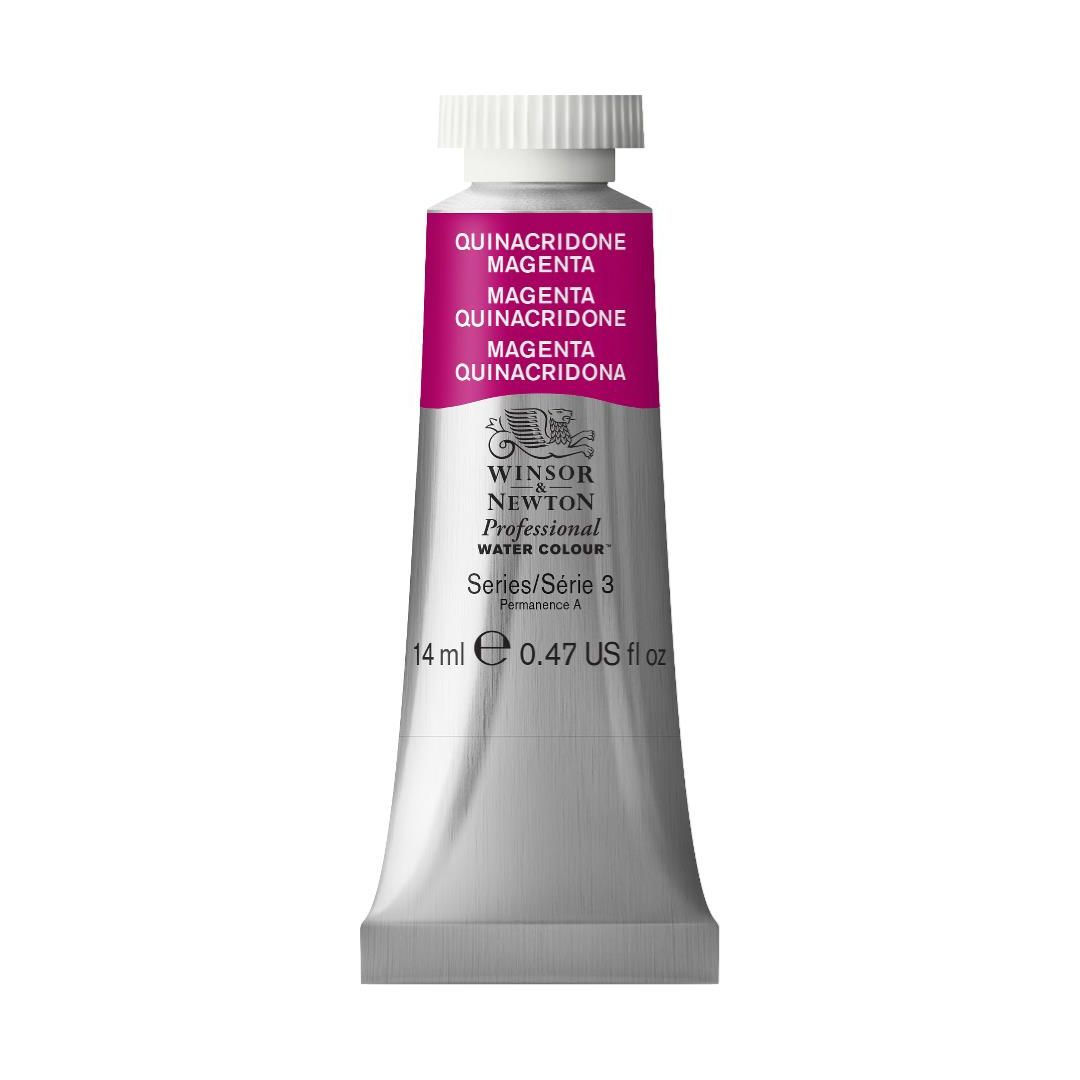 Winsor & Newton Professional Water Colour - Tube of 14 ML - Quinacridone Magenta (545)