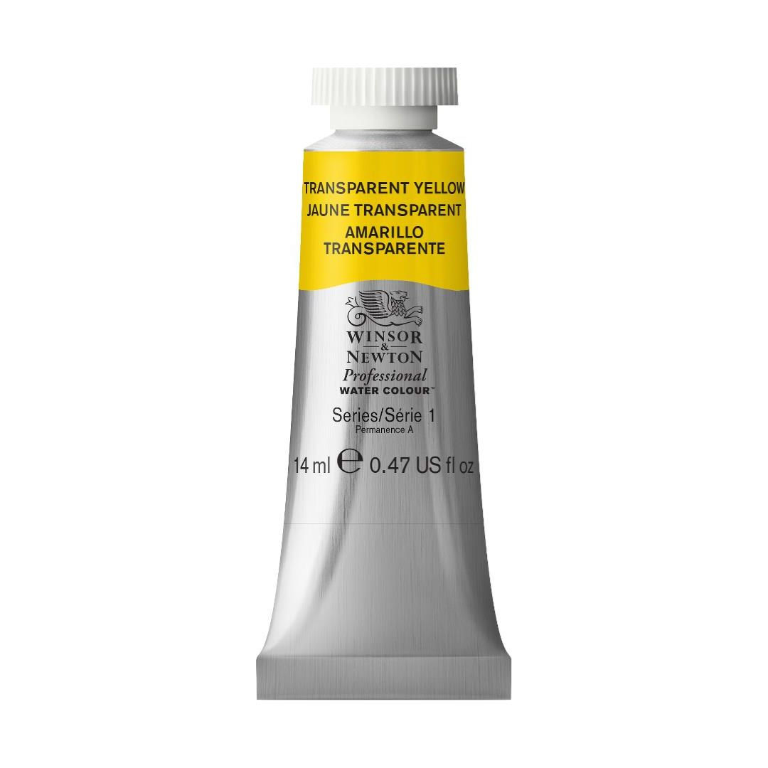 Winsor & Newton Professional Water Colour - Tube of 14 ML - Transparent Yellow (653)