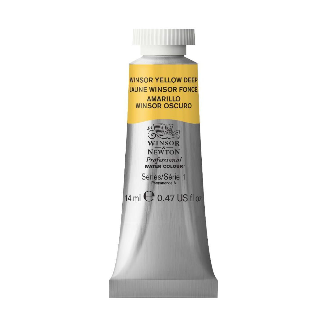 Winsor & Newton Professional Water Colour - Tube of 14 ML - Winsor Yellow Deep (731)