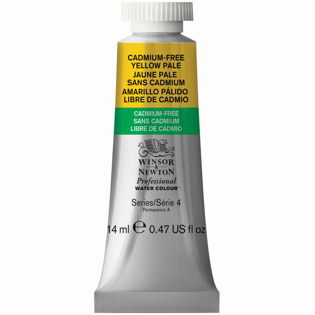 Winsor & Newton Professional Water Colour - Tube of 14 ML - Cadmium-Free Yellow Pale (907)