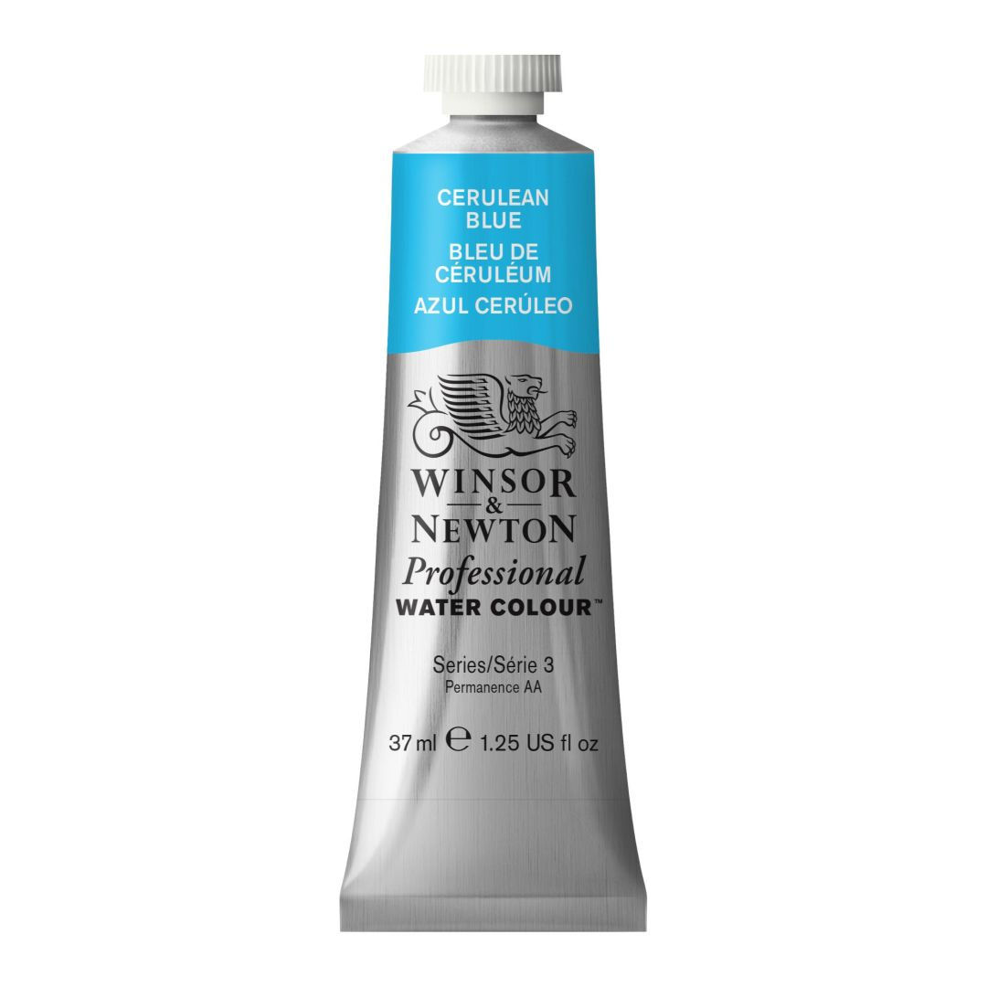 Winsor & Newton Professional Water Colour - Tube of 37 ML - Cerulean Blue (137)