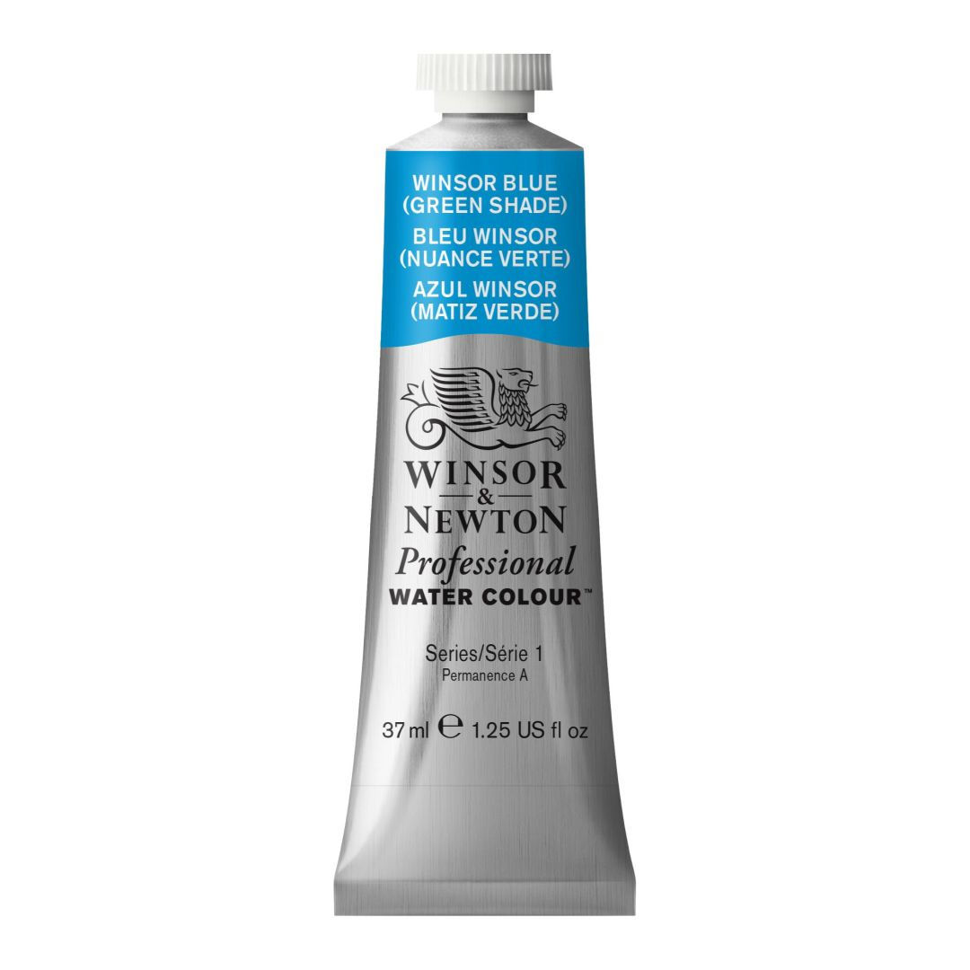 Winsor & Newton Professional Water Colour - Tube of 37 ML - Winsor Blue Green Shade (707)