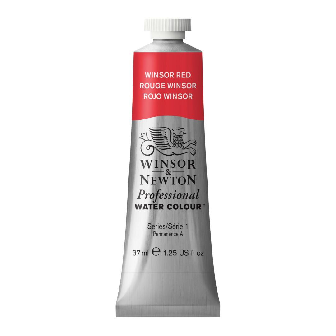 Winsor & Newton Professional Water Colour - Tube of 37 ML - Winsor Red (726)