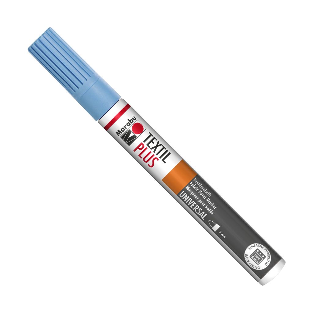 Marabu Textil Painter Plus - Fabric Paint Marker - 3 MM - Light Blue (090)