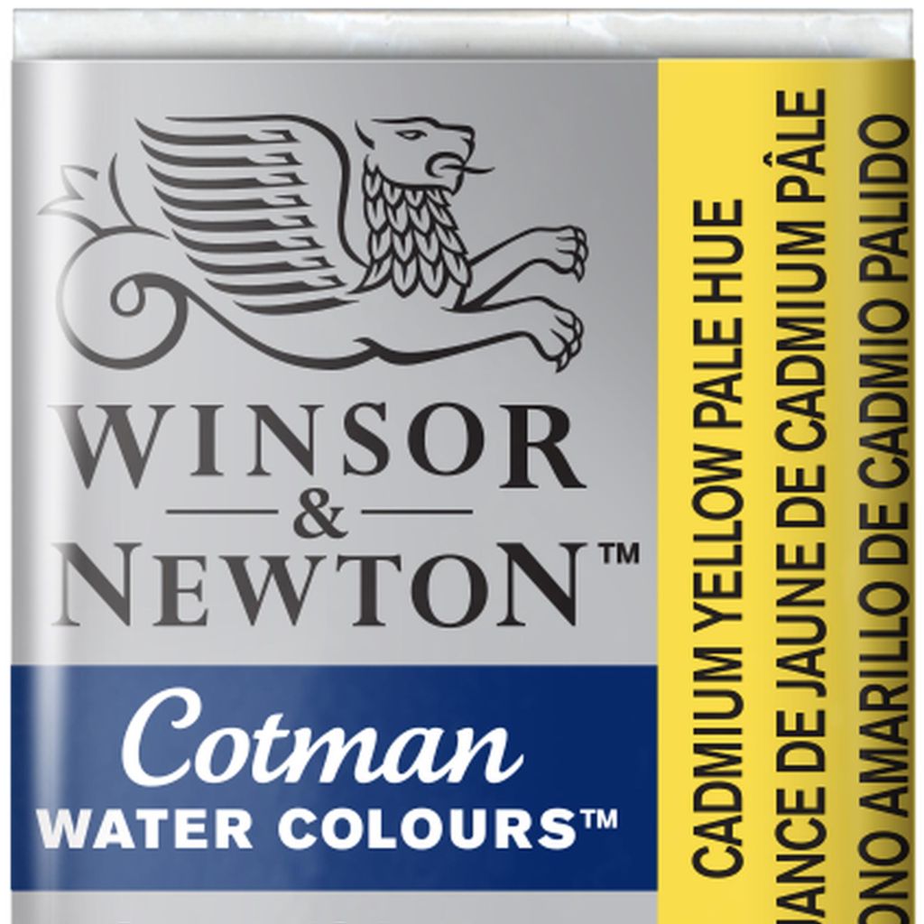 Winsor & Newton Cotman Water Colour Half Pan - Cadmium Yellow Pale Hue (119)