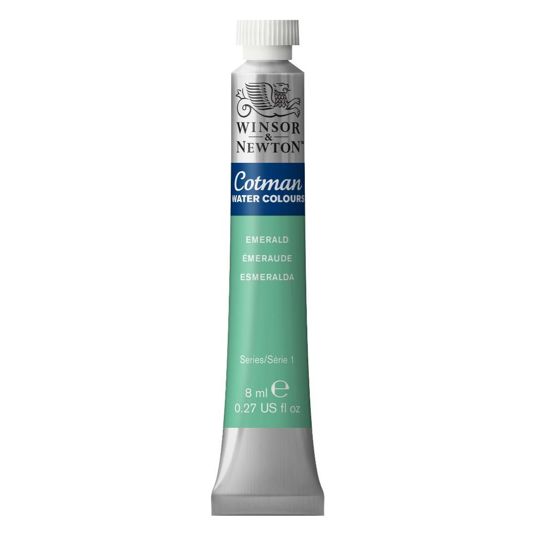 Winsor & Newton Cotman Water Colour - Tube of 8 ML - Emerald (235)