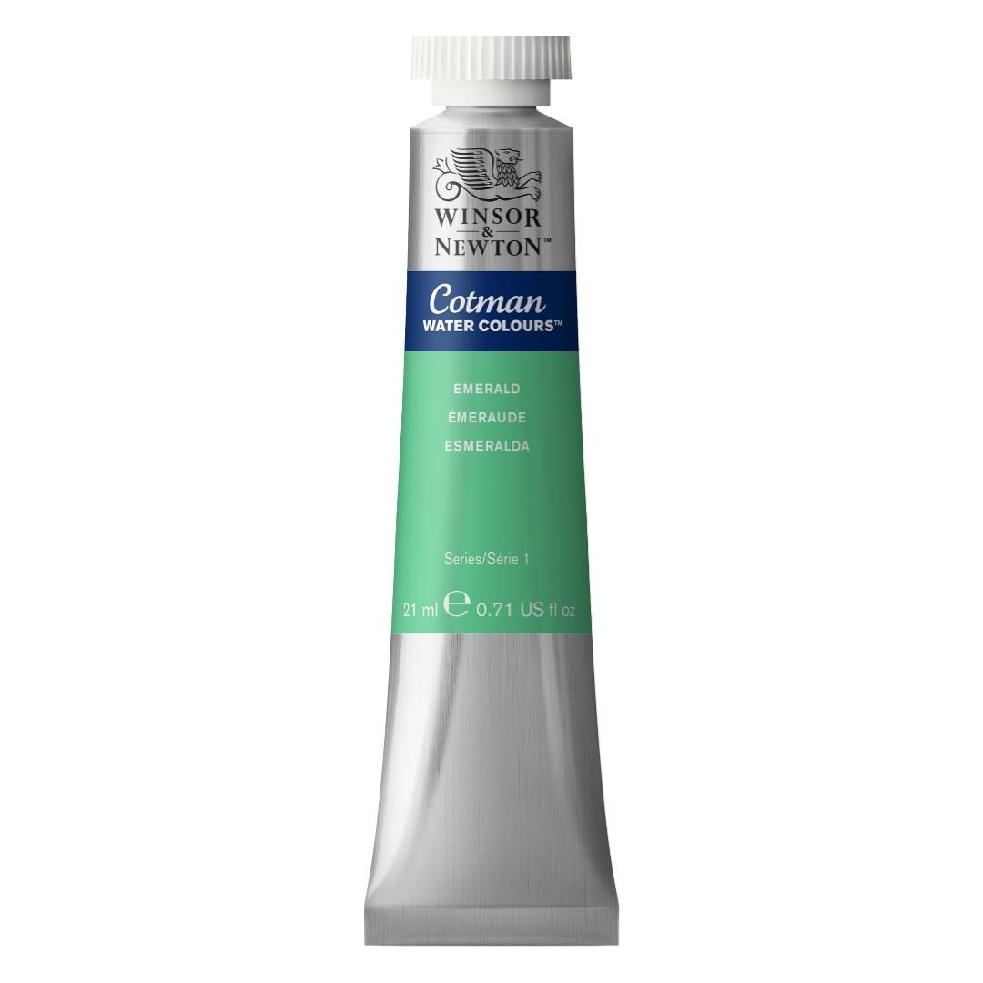 Winsor & Newton Cotman Water Colour - Tube of 21 ML - Emerald (235)