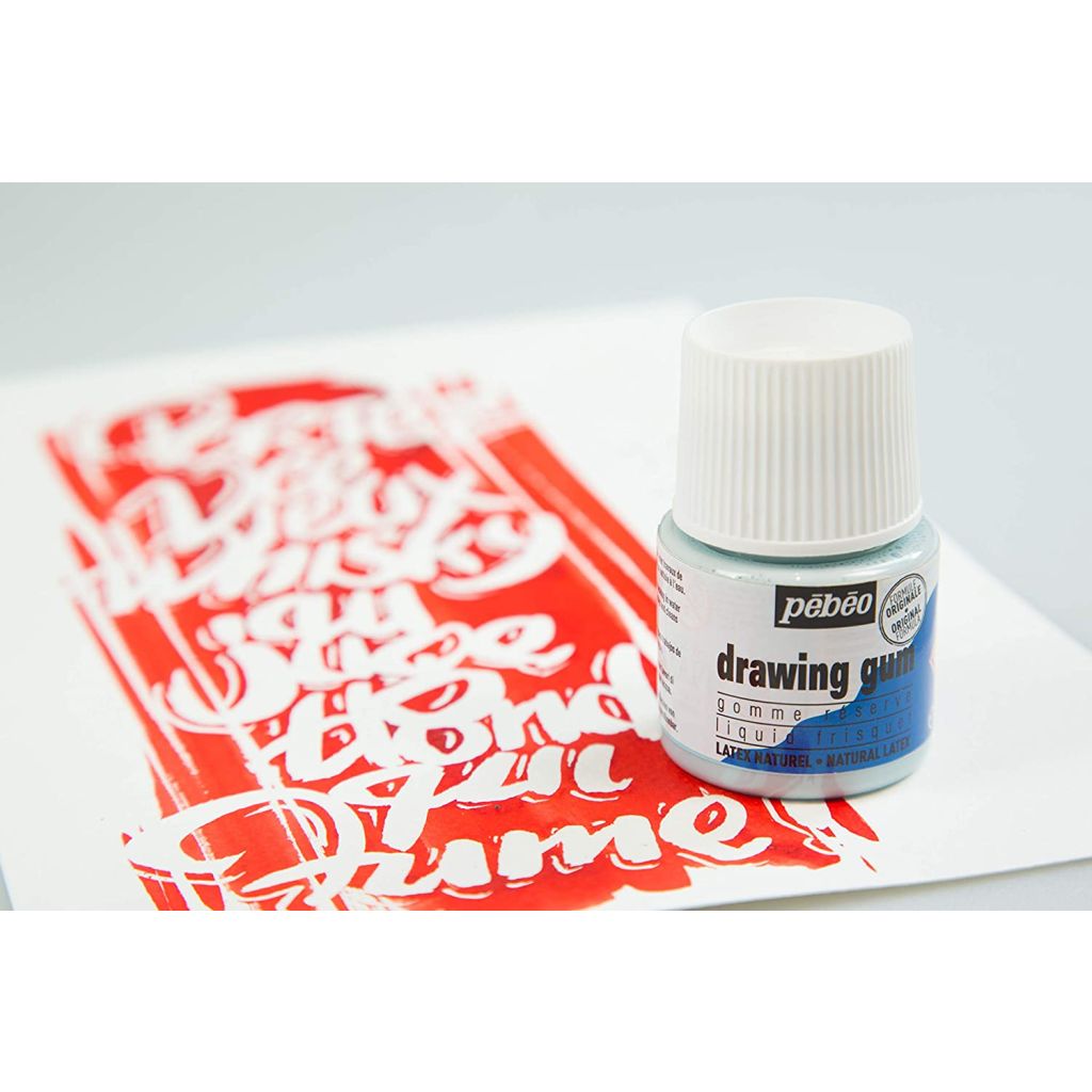 Pebeo Extra Fine Drawing Gum / Masking Fluid - 45 ml bottle