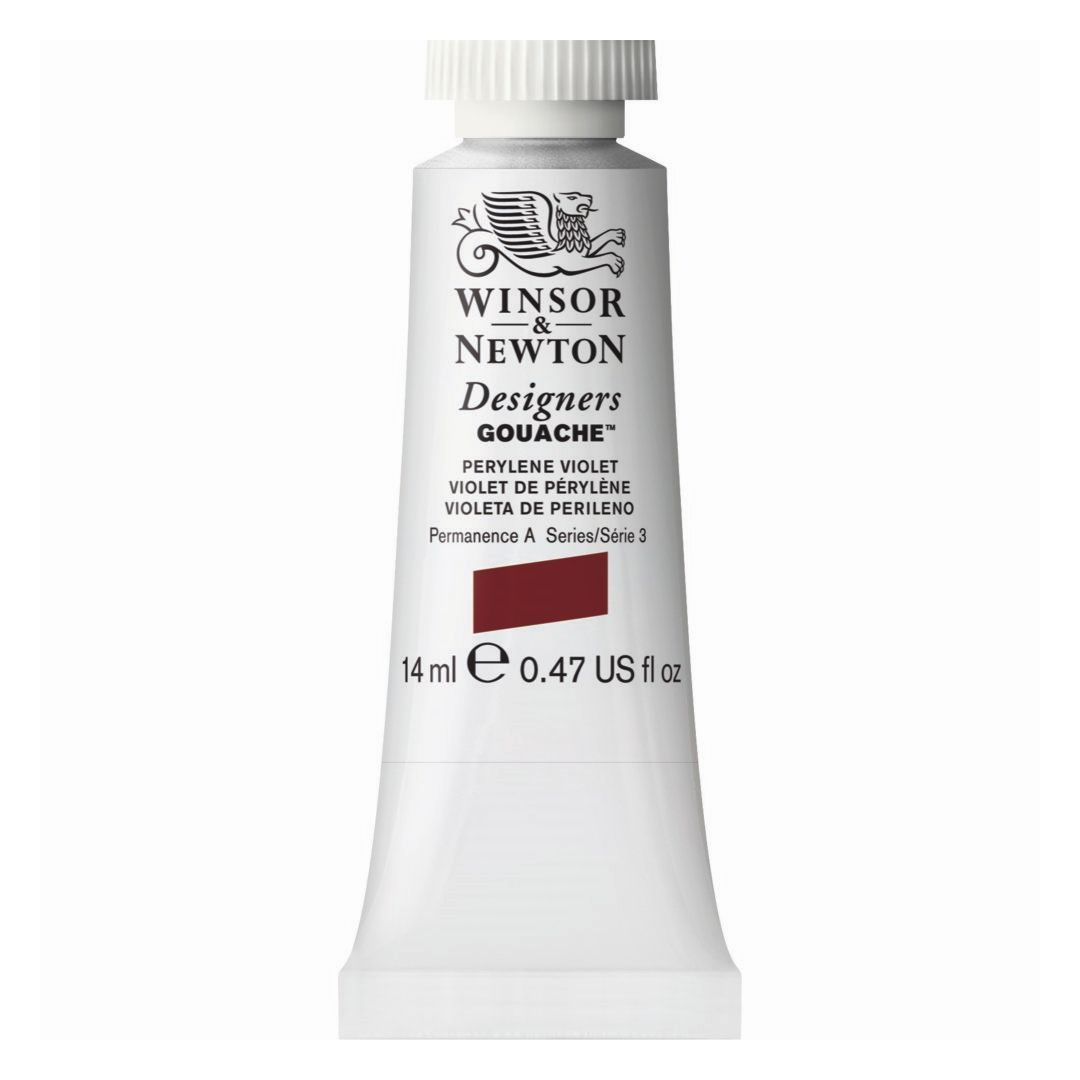 Winsor & Newton Designers Gouache - Tube of 14 ML - Perylene Violet (470)