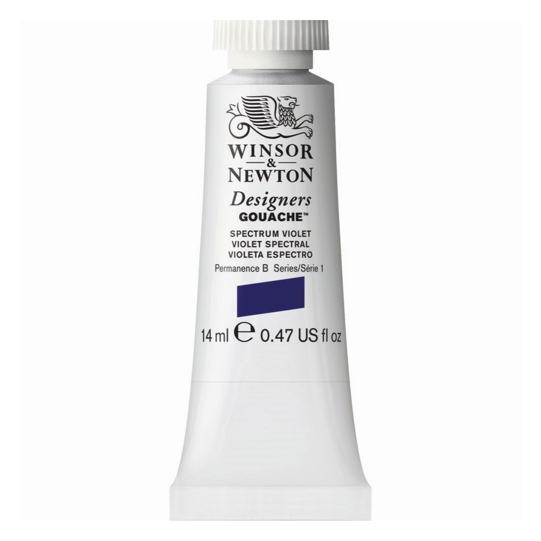 Winsor & Newton Designers Gouache - Tube of 14 ML - Spectrum Violet (625)