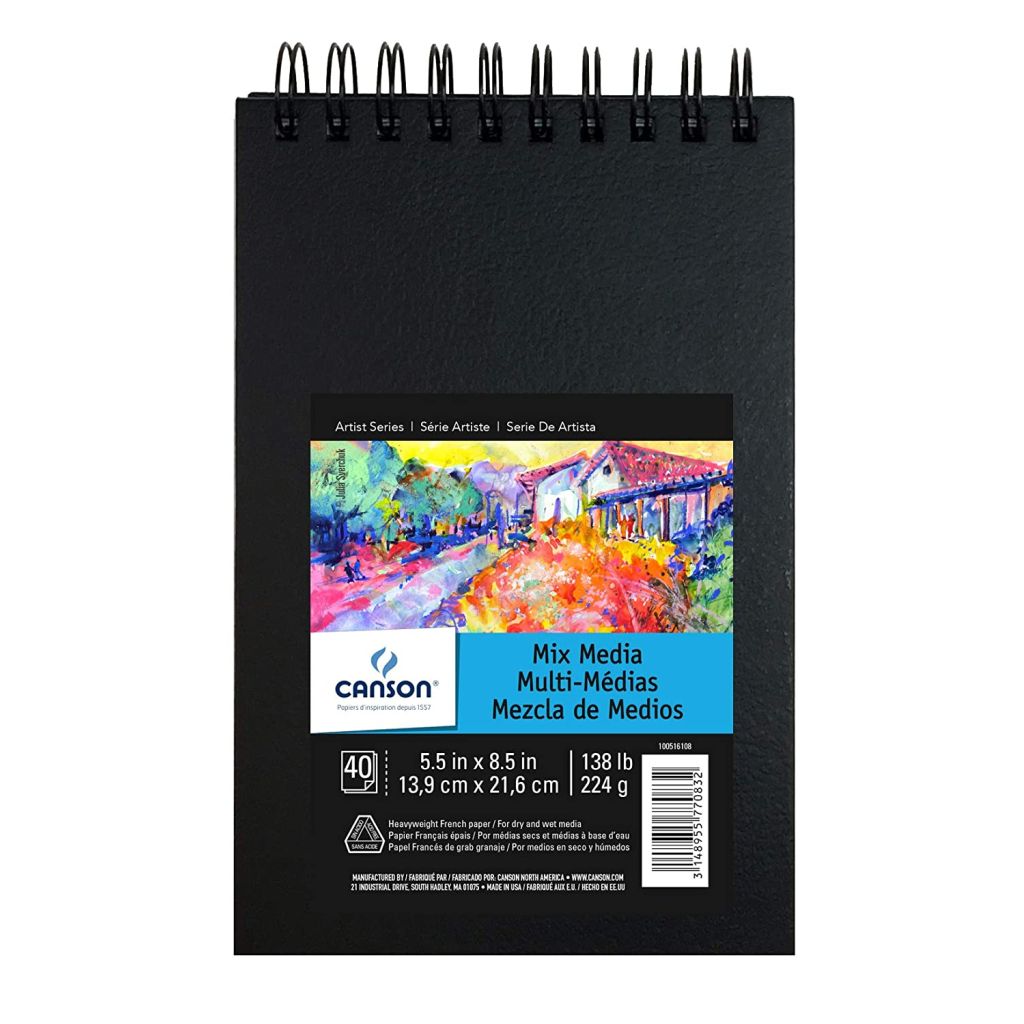 Canson C a' Grain Heavyweight Drawing Paper - Fine Grain 224 GSM 5.5 x 8.5