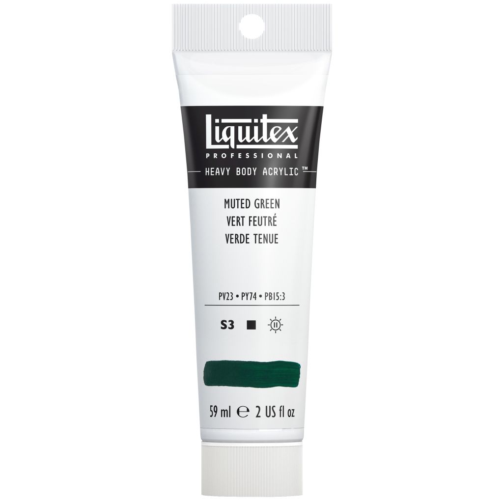 Liquitex Professional Heavy Body Acrylic Colour - Tube of 59 ML - Muted Green (501)