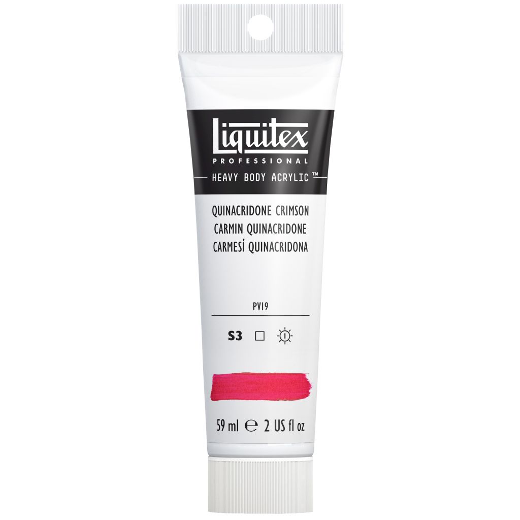 Liquitex Professional Heavy Body Acrylic Colour - Tube of 59 ML - Quinacridone Crimson (110)