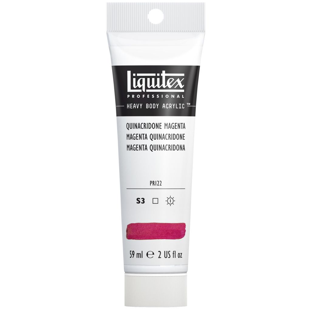 Liquitex Professional Heavy Body Acrylic Colour - Tube of 59 ML - Quinacridone Magenta (114)