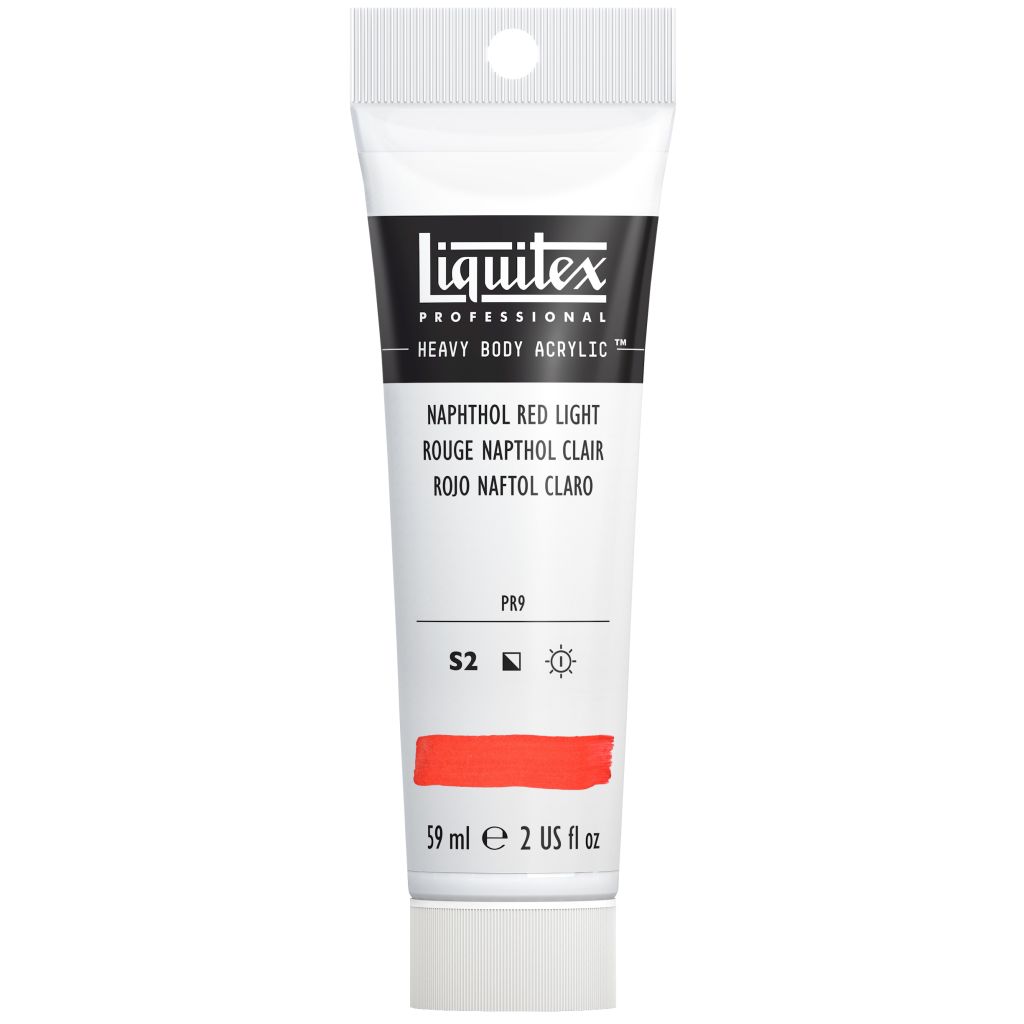 Liquitex Professional Heavy Body Acrylic Colour - Tube of 59 ML - Naphthol Red Light (294)