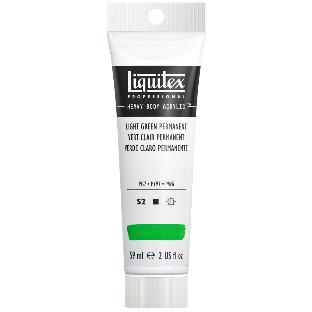 Liquitex Professional Heavy Body Acrylic Colour - Tube of 59 ML - Light Green Permanent (312)