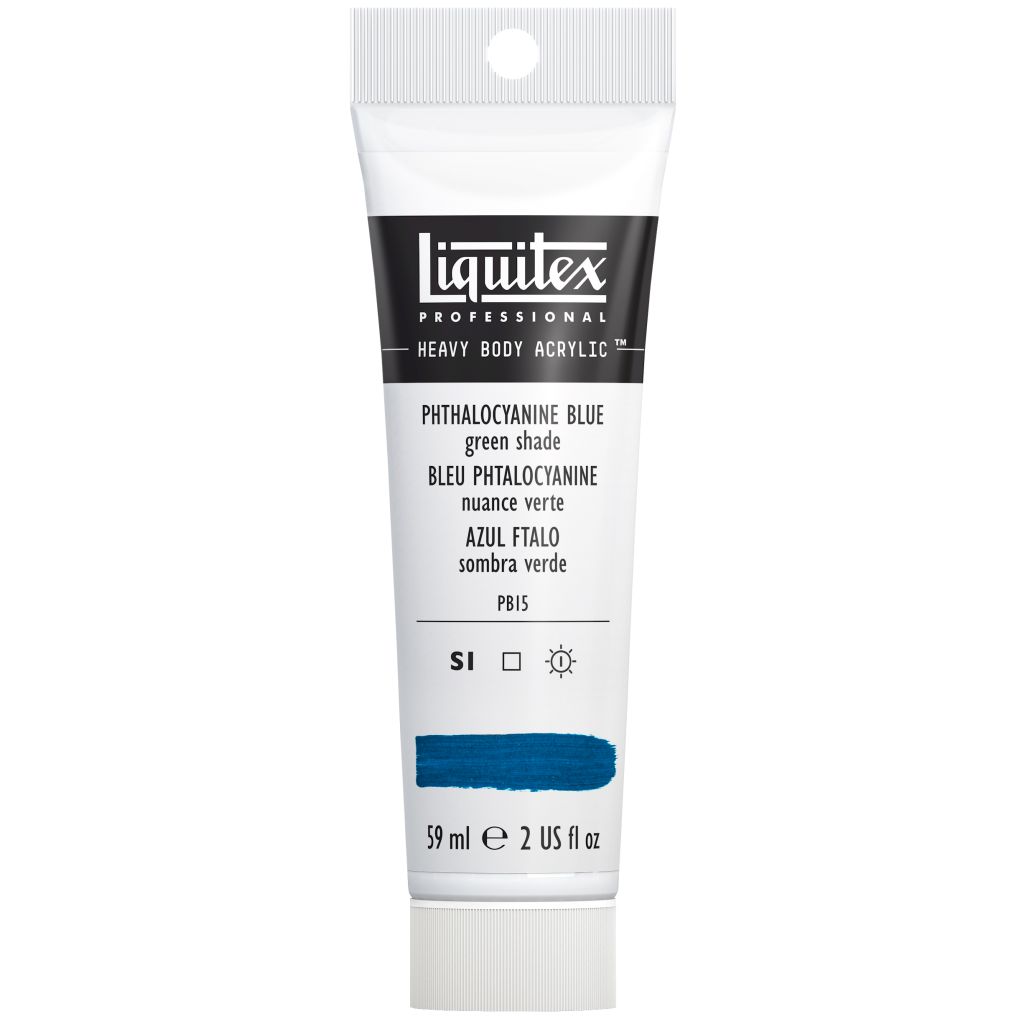 Liquitex Professional Heavy Body Acrylic Colour - Tube of 59 ML - Phthalocyanine Blue (Green Shade) (316)