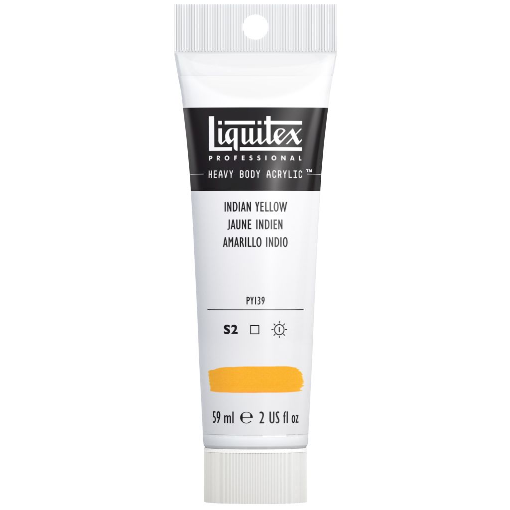 Liquitex Professional Heavy Body Acrylic Colour - Tube of 59 ML - Indian Yellow (324)