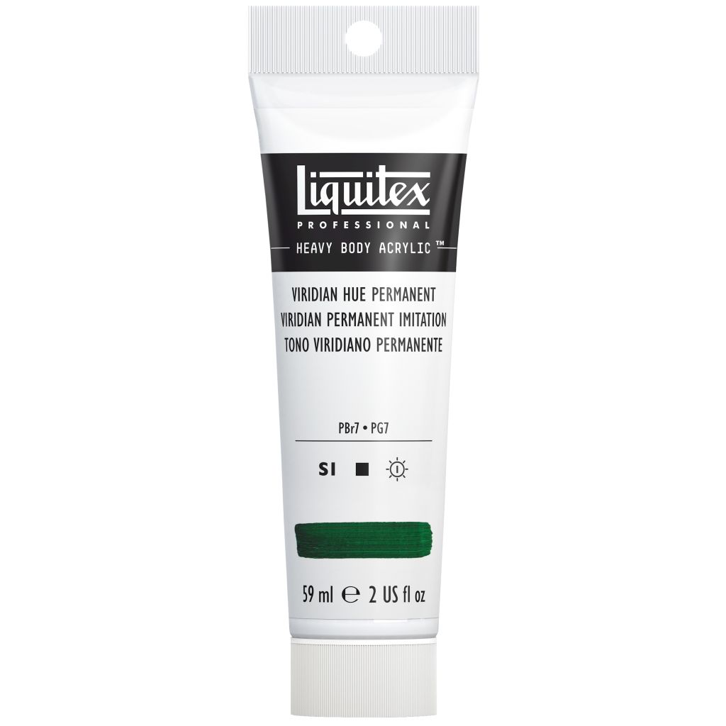 Liquitex Professional Heavy Body Acrylic Colour - Tube of 59 ML - Viridian Hue Permanent (398)