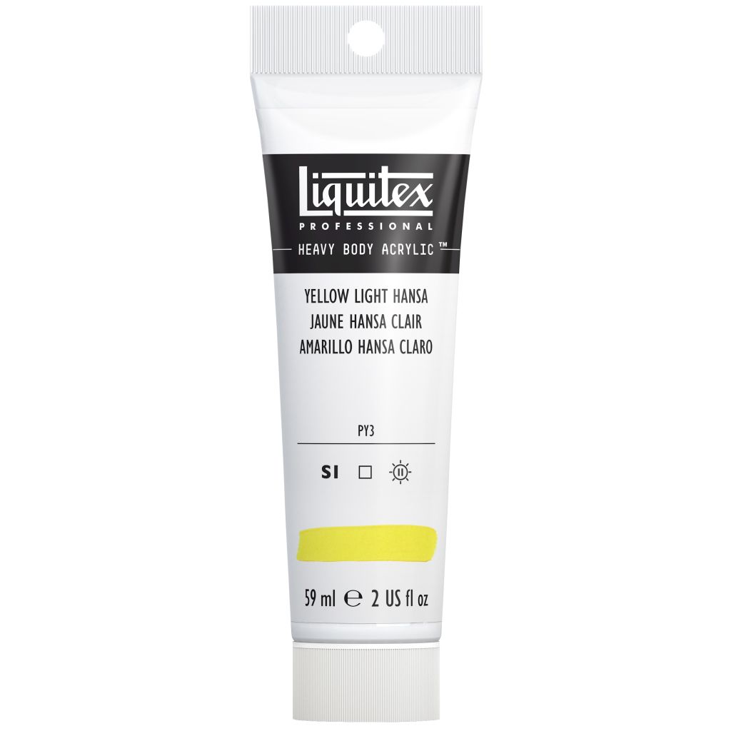 Liquitex Professional Heavy Body Acrylic Colour - Tube of 59 ML - Yellow Light Hansa (411)