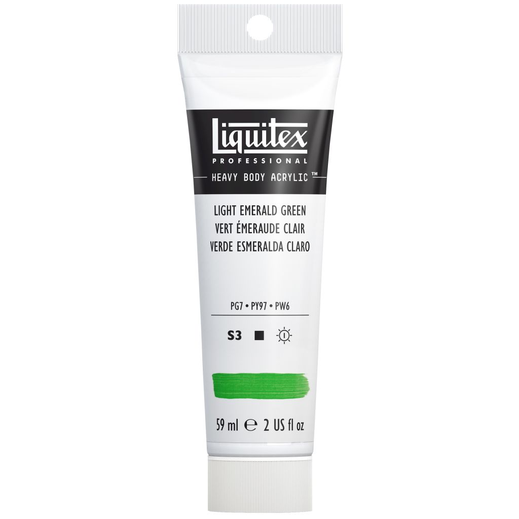 Liquitex Professional Heavy Body Acrylic Colour - Tube of 59 ML - Light Emerald Green (650)