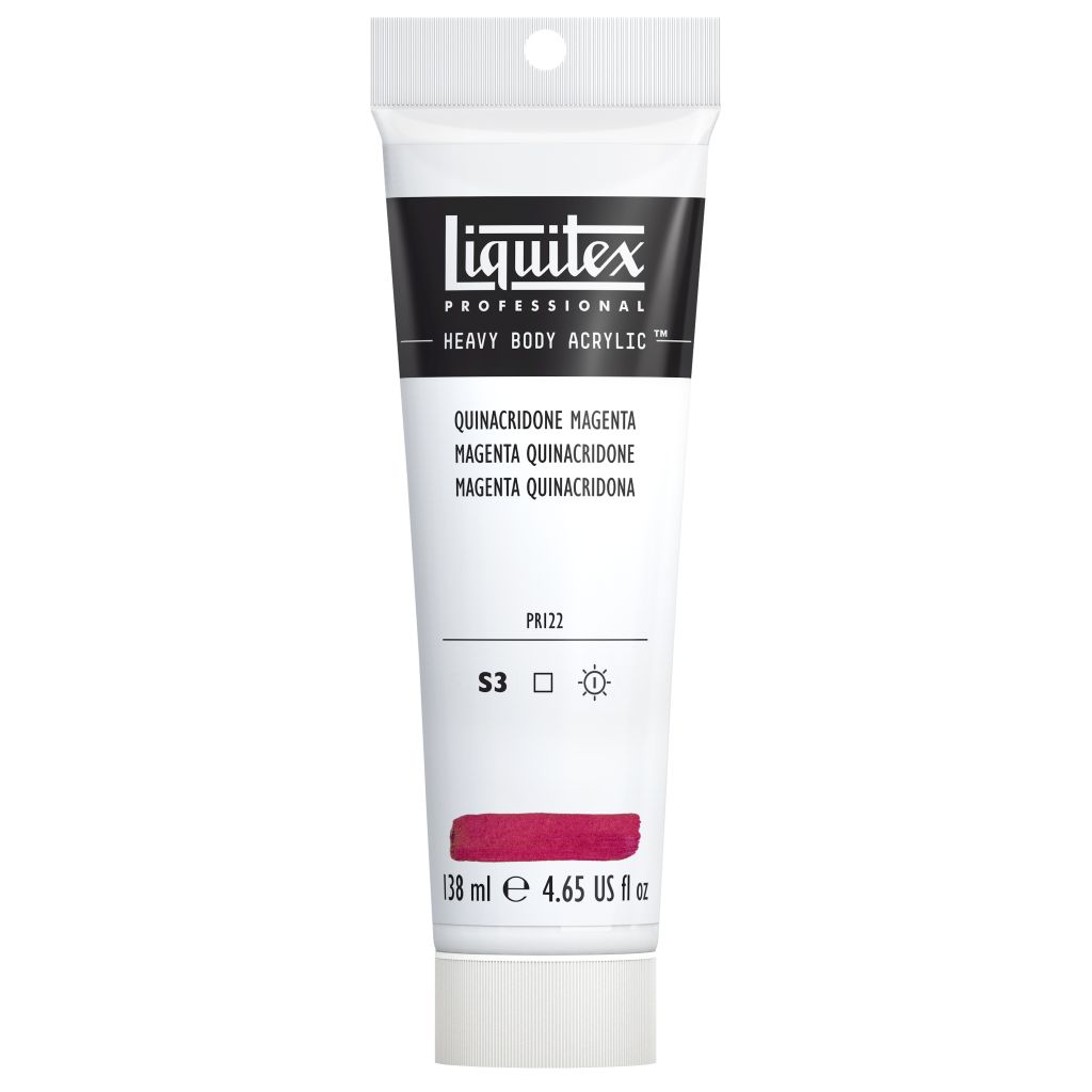 Liquitex Professional Heavy Body Acrylic Colour - Tube of 138 ML - Quinacridone Magenta (114)