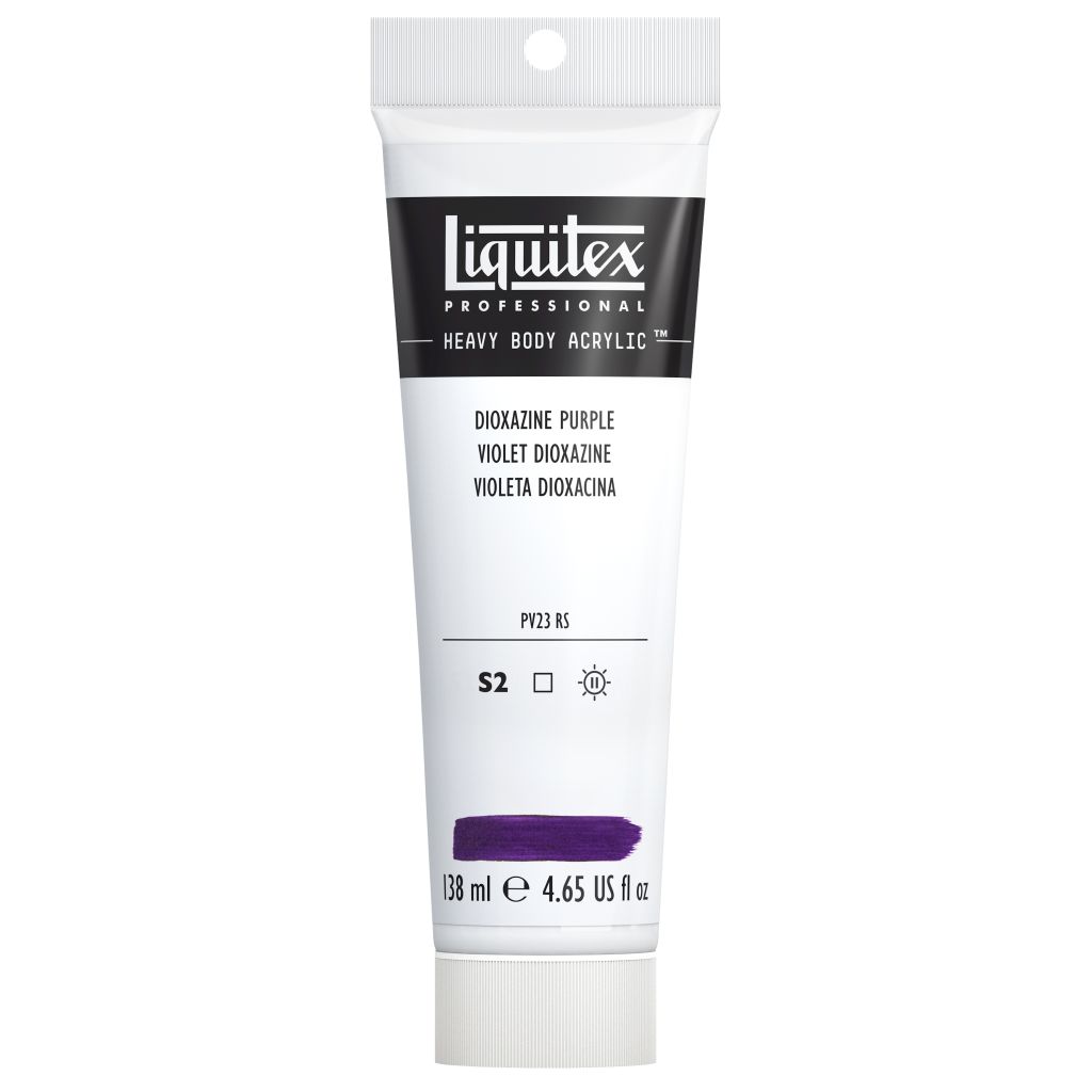 Liquitex Professional Heavy Body Acrylic Colour - Tube of 138 ML - Dioxazine Purple (186)