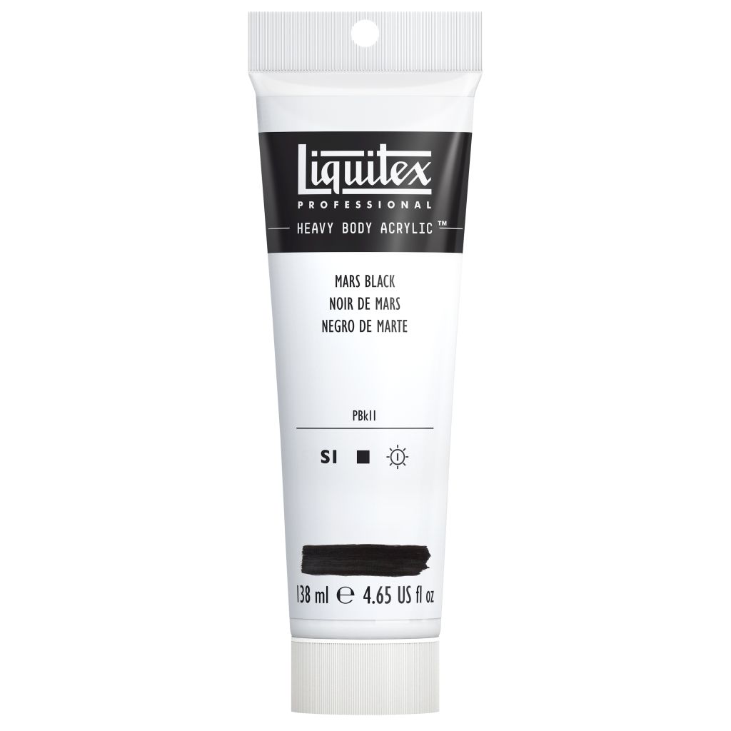 Liquitex Professional Heavy Body Acrylic Colour - Tube of 138 ML - Mars Black (276)