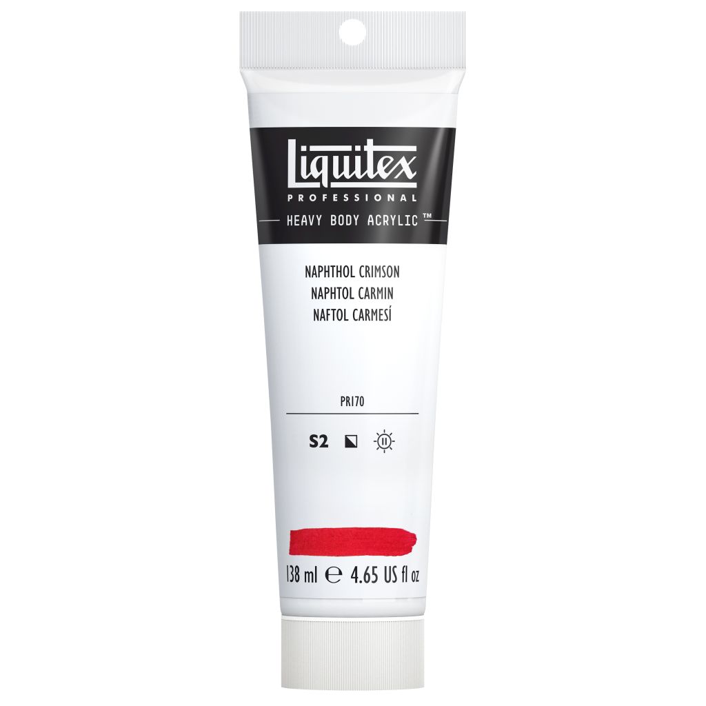 Liquitex Professional Heavy Body Acrylic Colour - Tube of 138 ML - Naphthol Crimson (292)