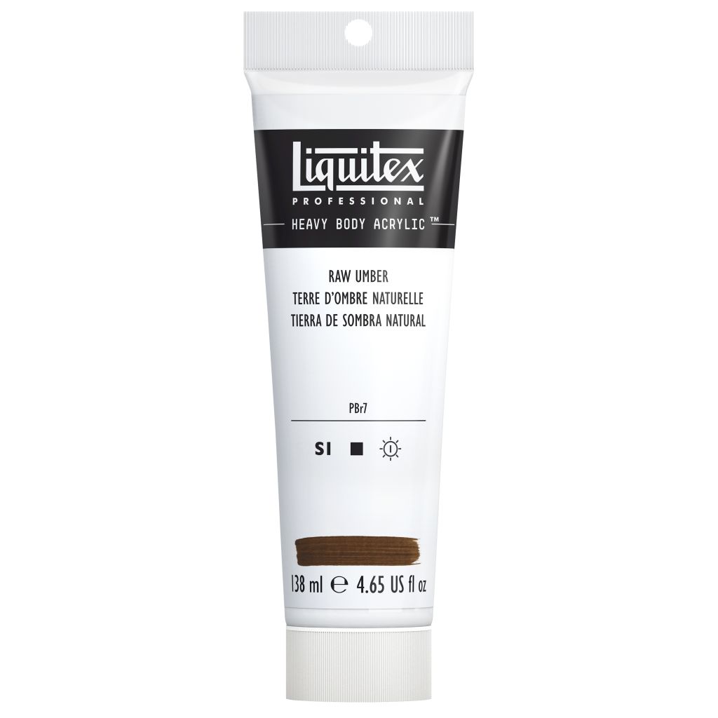 Liquitex Professional Heavy Body Acrylic Colour - Tube of 138 ML - Raw Umber (331)