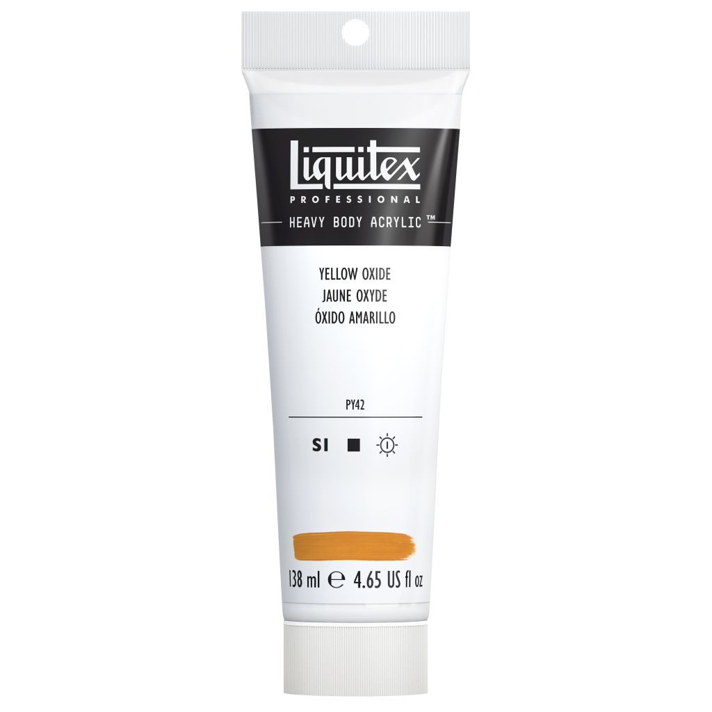 Liquitex Professional Heavy Body Acrylic Colour - Tube of 138 ML - Yellow Oxide (416)