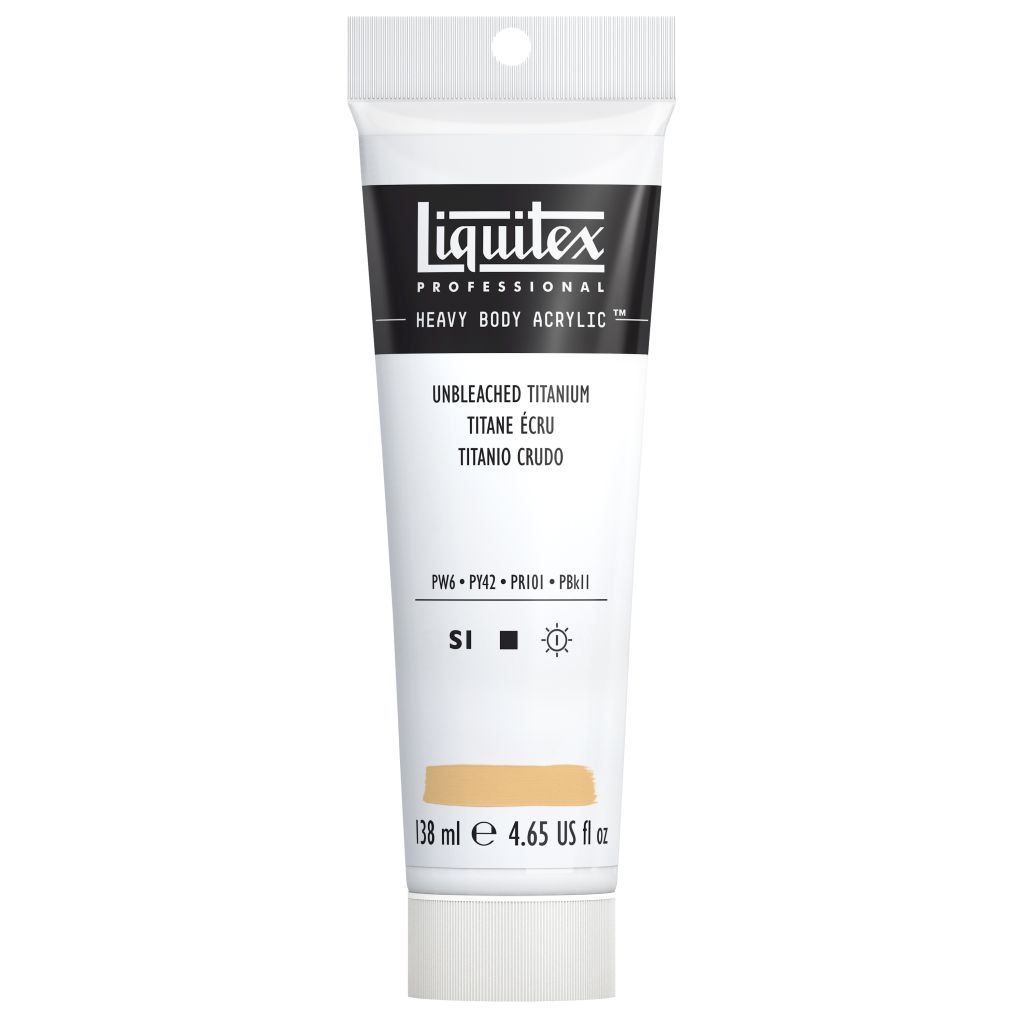 Liquitex Professional Heavy Body Acrylic Colour - Tube of 138 ML - Unbleached Titanium (434)